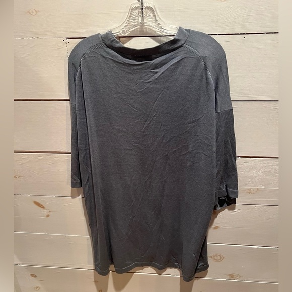 100% silk, Men’s Visitor Poeta Moda pullover shirt, size 2X, NWT, casual - Picture 2 of 6